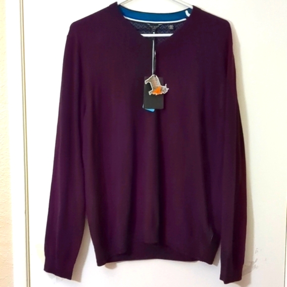 Ted Baker London Other - (NWT) Ted Baker London Long Sleeve Cashmere Blend V Neck Men's Size (6) …